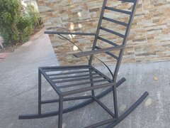 Scaun balansoar, metalic